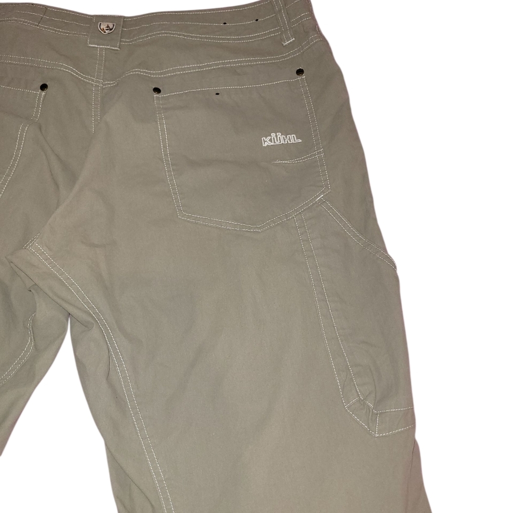 Kuhl Revolvr Pants 38x32 Olive Green Vintage Patina Dye Hiking Outdoor Excellent - Picture 4 of 9